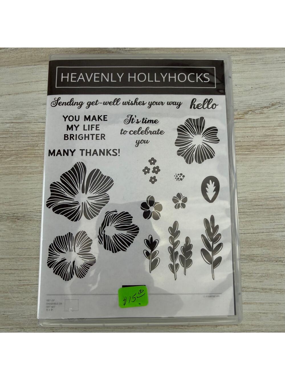 Stamp Set - Heavenly Hollyhocks + Dies